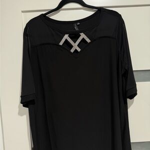 Black Top with Silver Accents